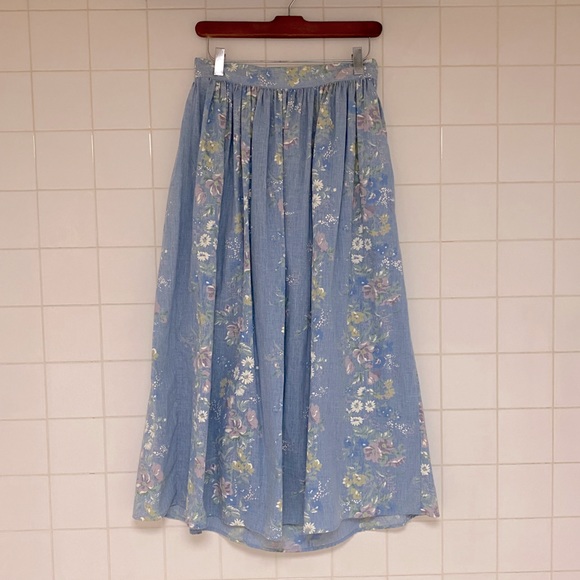 Vintage floral skirt - Picture 1 of 4